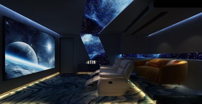 现代家居影音室3D模型下载